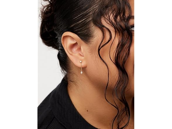 Fezgoat Pearl Earrings 14k Gold