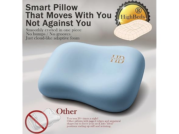 HighBeds Cervical Neck Pillow - Side