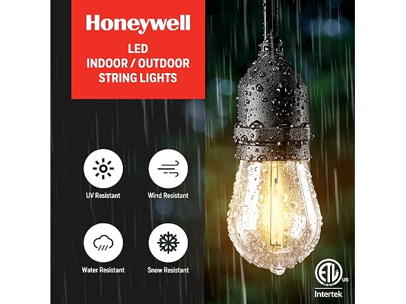Honeywell 48 FT Outdoor String Lights