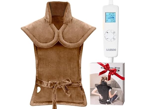 Aassoo Graphene-Infused Heating Pad Neck Back