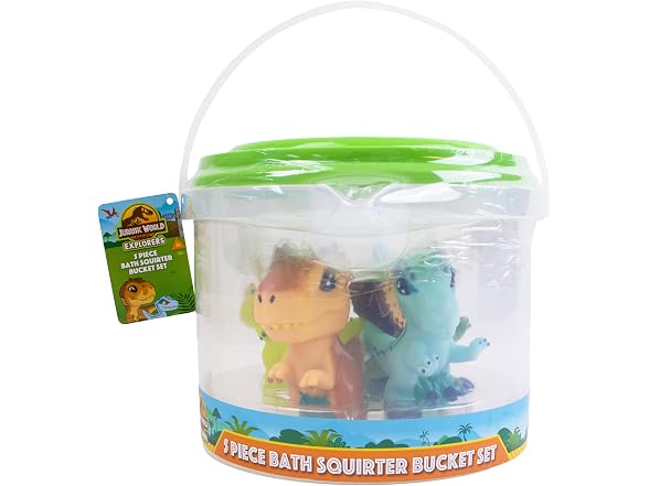 NBC Universal Jurassic World 5 Piece Jumbo Squirter Bucket