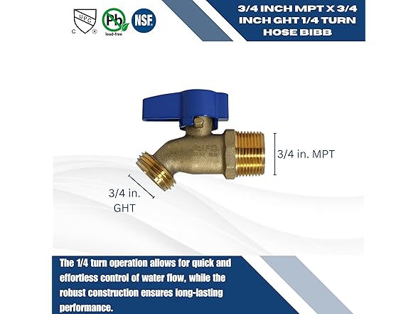 XFITTING GHT Hose Bibbs