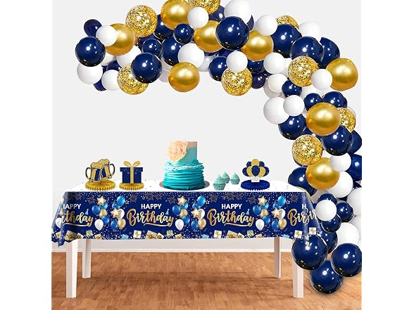 DUAIAI Happy Birthday Decorations, 1 Pcs