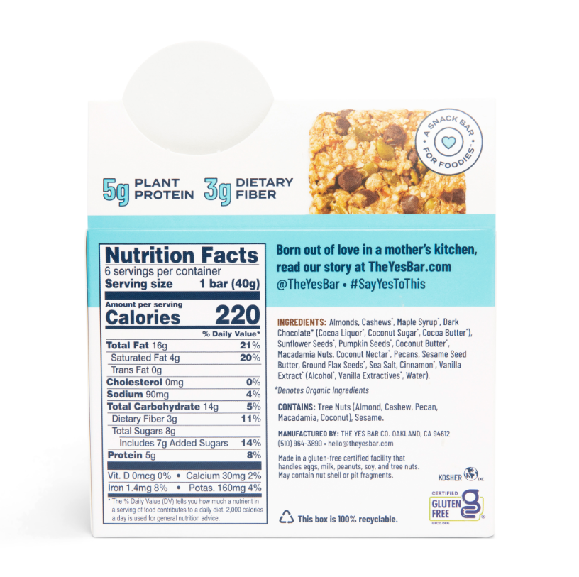 (18-Pack) The Yes Bars Variety Pack #1 - Gallery 15