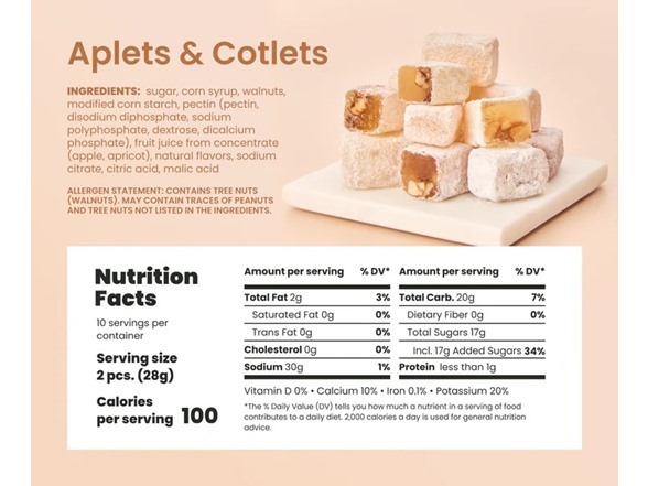 (5 Pack) Liberty Orchard Soft Fruit & Nut Candies Gift Set