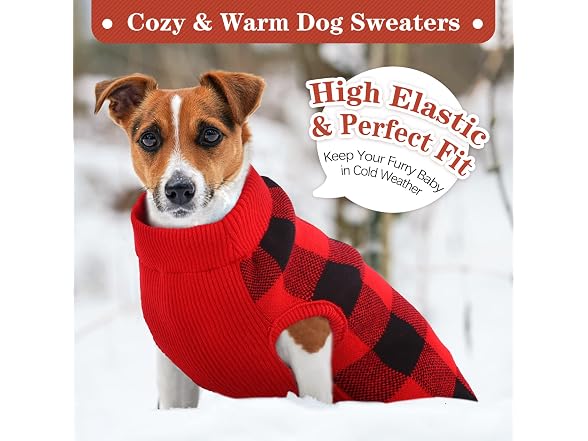 Kuoser Kuoser Dog Sweater Pullover Knitwear,