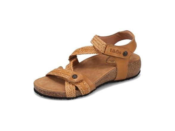 Taos Footwear Women's Trulie Camel Sandal