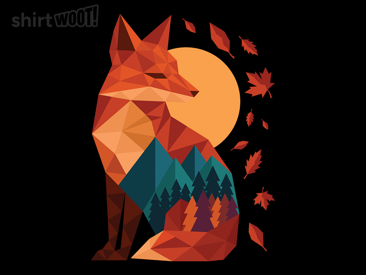 Geometric Fox Under Autumn Moon - Gallery 4