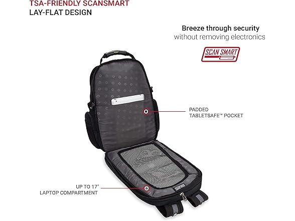 SwissGear 1753 ScanSmart Laptop Backpack