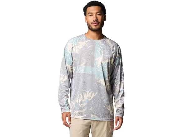 Columbia Mens PFG Terminal Tackle Triangle LS Fishing Shirt (XS)