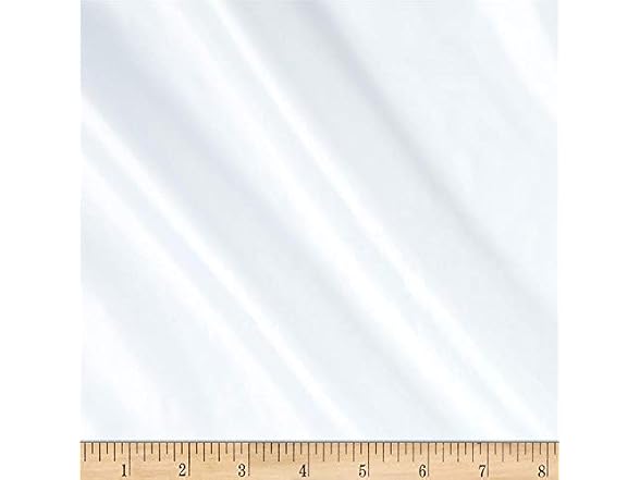Ben Textiles Polyester Lining White, Fabric by the Yard
