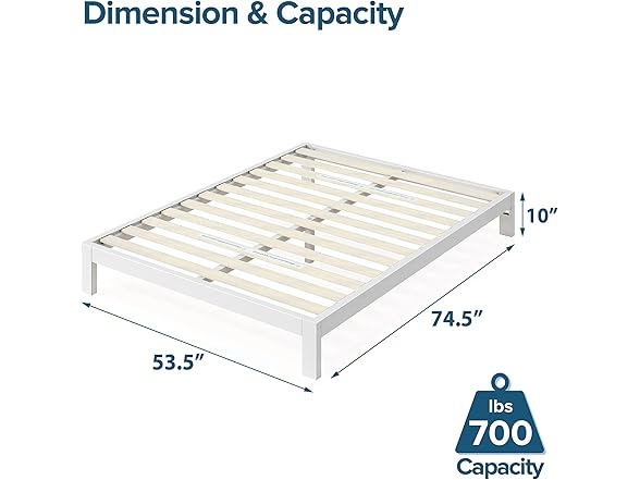 Zinus Zinus Arnav Metal Platform Bed Frame, Wo
