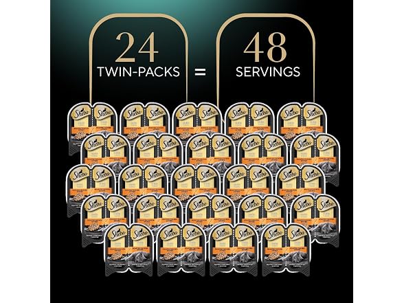 24CT Sheba Perfect Portions Wet Cat Food Cuts