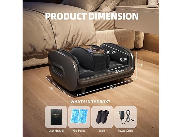 Shiatsu Foot Massager w/ Heat Therapy
