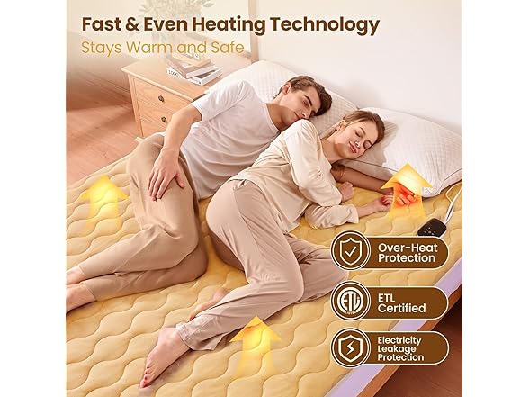 King Heated Mattress Pad