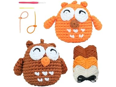 $12.59, Was $17.99, 30% Off! yes.Sister DIY Crochet Kit Set of 2 Owls dealfomo