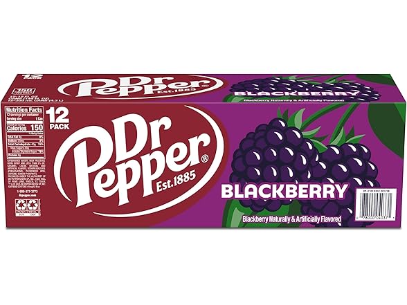 Dr. Pepper Blackberry 12oz 12pk