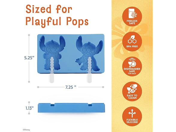 Disney Stitch Silicone Popsicle Molds 