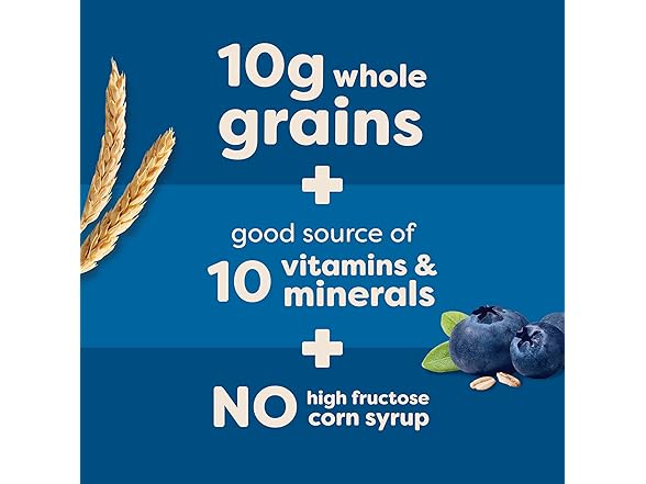 8CT Nutri-Grain Breakfast Bars, Blueberry