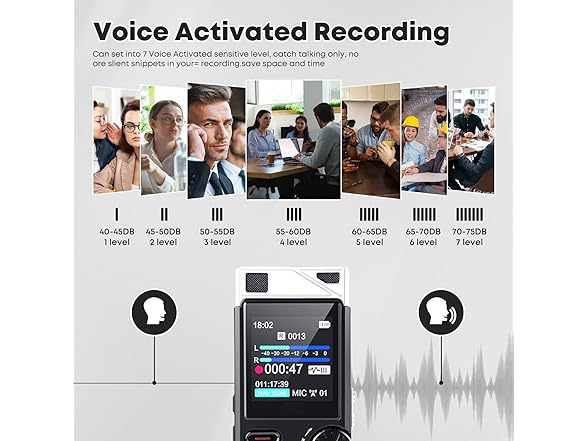 Professional Digital Voice Recorder | 264GB