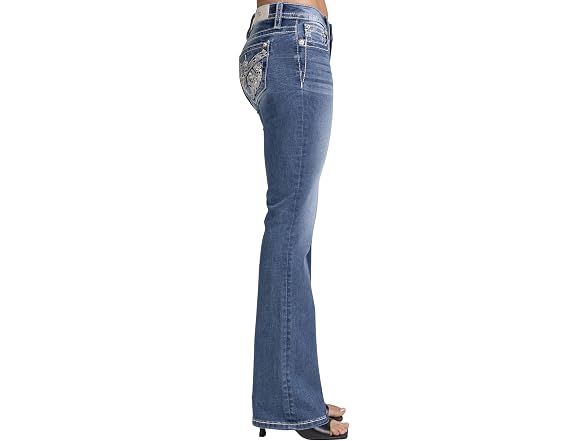  Miss Me Women's Rhinestone Wings 