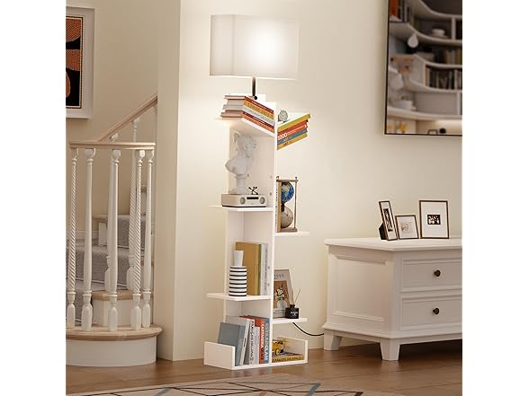 7 Tier Bookshelf with Light