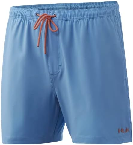 HUK Volley 5.5" Elastic Waist Shorts (Small)