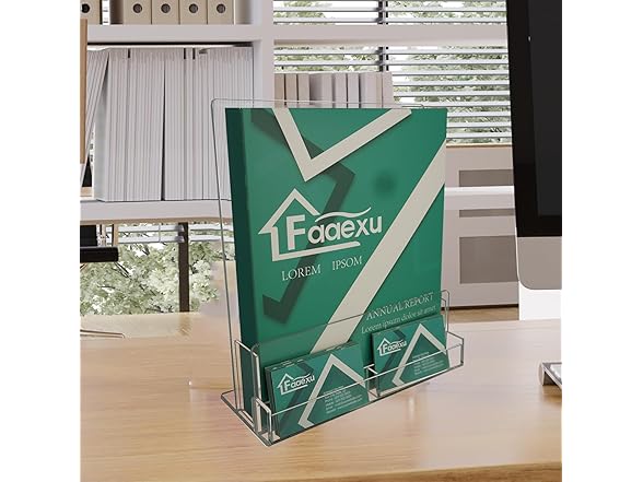 Faaexu 2Pack Acrylic Brochure Holder