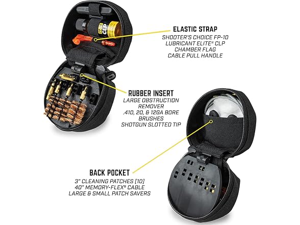Otis Technology Shotgun Cleaning Kit, Black, Small, FG-410