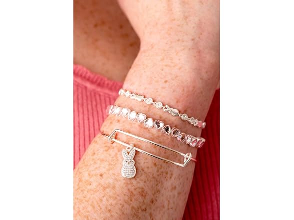 Alex and Ani Peeps® Crystal Bunny Bangle