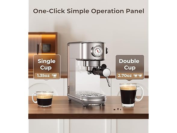 Espresso Machine with Milk Frother
