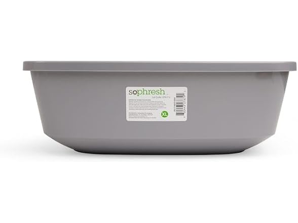 So Phresh by Petco Open Cat Litter Box Grey X