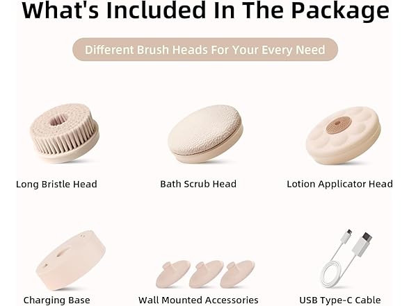 Oh XIYU Electric Body Brush Back Scrubber