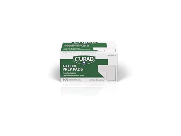 Curad Alcohol Prep Pads 200ct