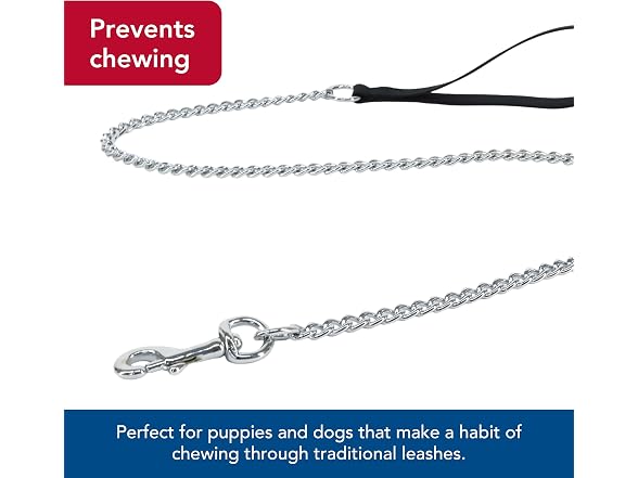 Coastal Pet Titan Chain Dog Leash with Comfo