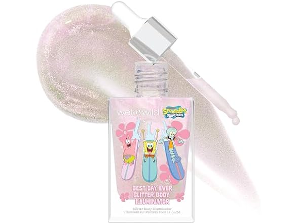 wet n wild Spongebob Best Day Ever Glitter Body Illuminator