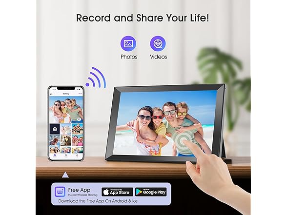 BIGASUO 14.1" Digital Picture Frame (Open Box)