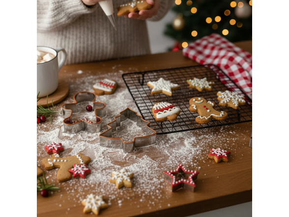 Art+Cook MDS01970 3PC Cookie Cutter Set Orange