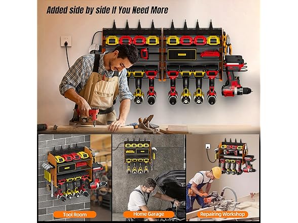 Vorlestour KN0002 Power Tool Organizer Wall Mount