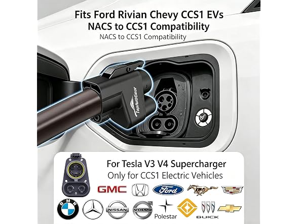 TopAutoGear NACS to CCS1 EV Charging Adapter