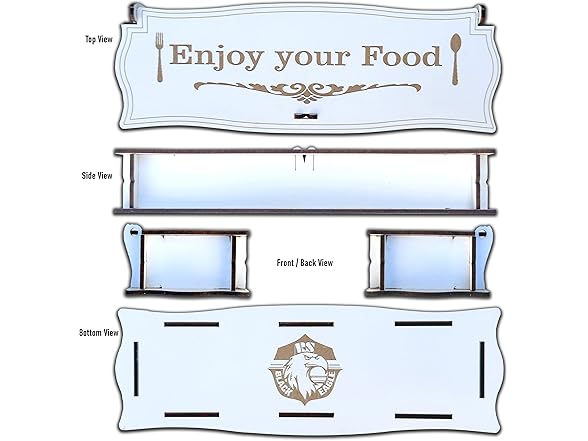 RS BLACK EAGLE Wooden Cutlery Box