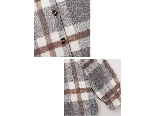 Meyhad Women (L) Casual Lapel Button Down Coat