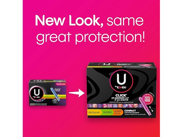 U by Kotex Click Compact Tampons 30ct