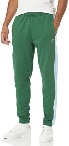 Lacoste Men's Core Collection Tapered Fit Track Pants, Vert/Panorama, 3X-Large