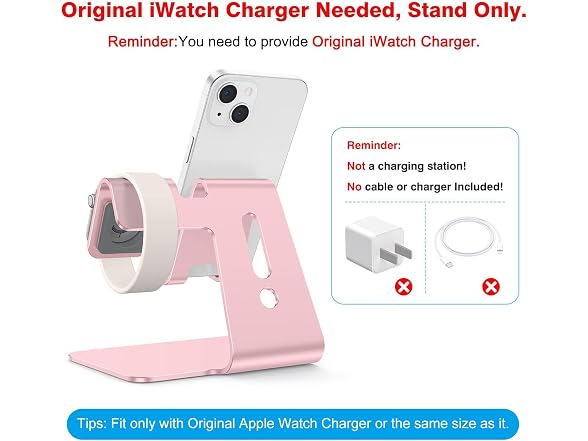 OMOTON Stand for Apple Watch - 2 in 1
