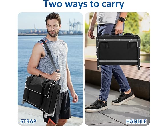 Portable Folding Stadium Chair with Back Support