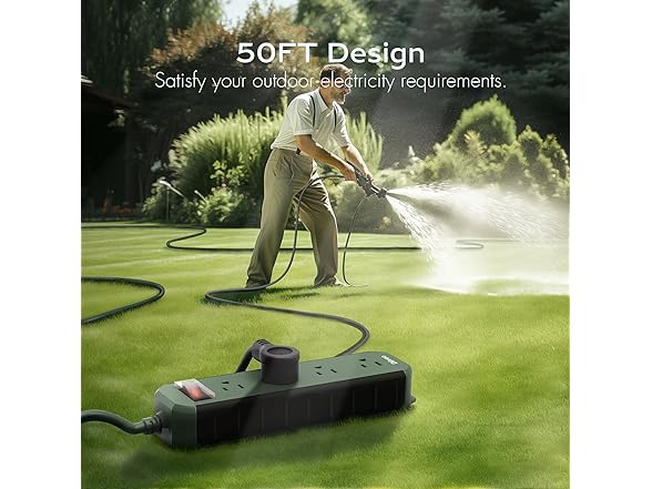 Diivoo Outdoor Power Strip