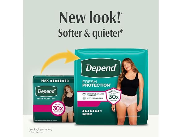 Depend 68count Fresh Protection Adult