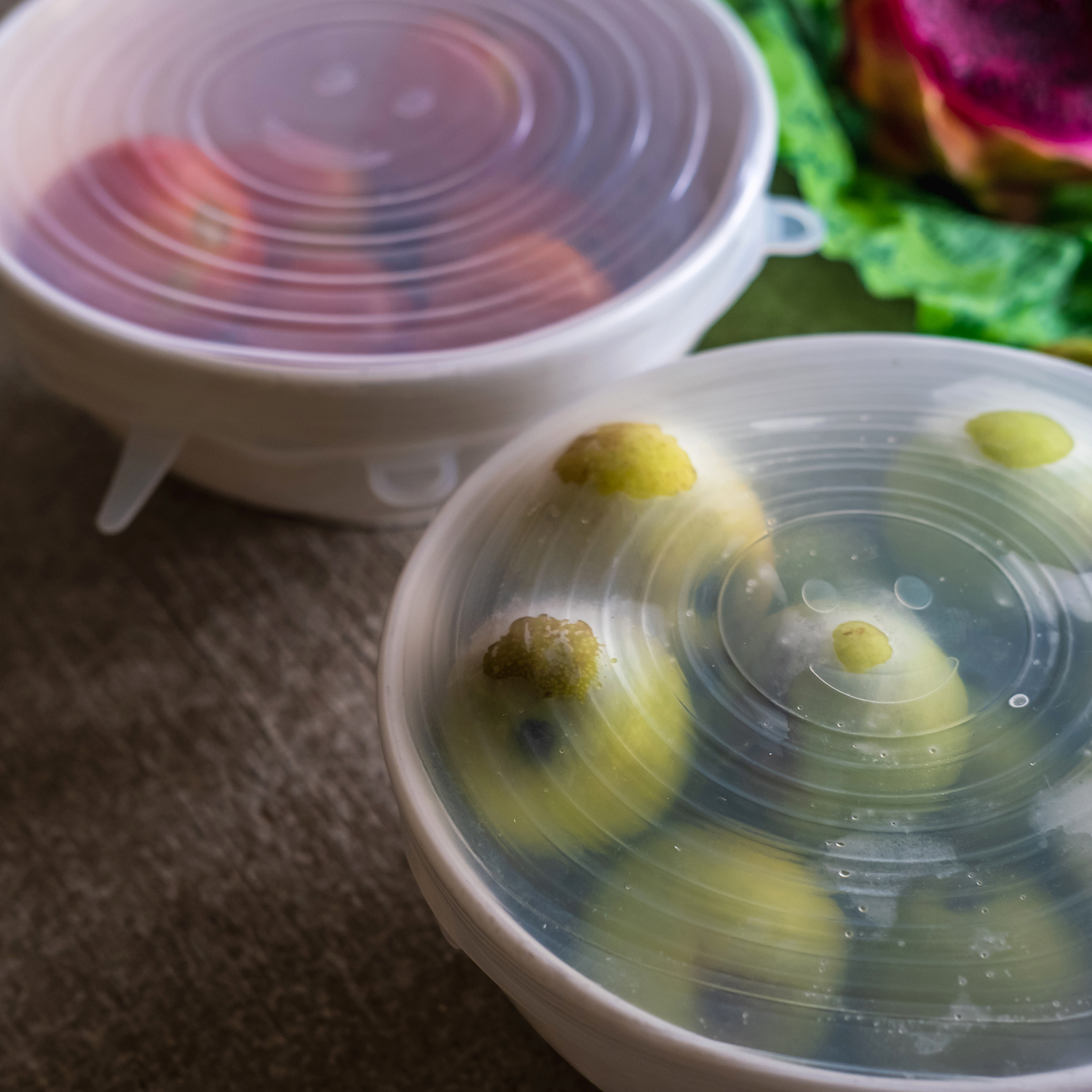 6pk Reusable Container Lid Covers - Gallery 10