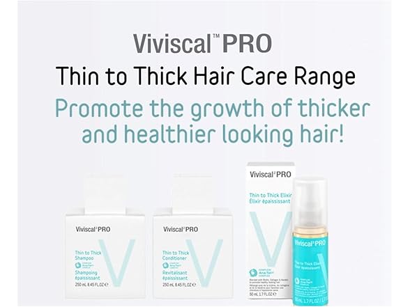 Viviscal Professional Thin to Thick Shampoo, 250 milliliters